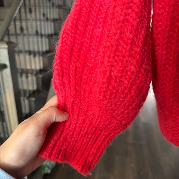 Sezane Emile Cardigan in Red - Picture 7 of 10